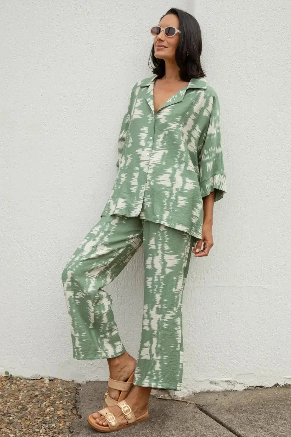 Campania Straight Leg Pants in Sage