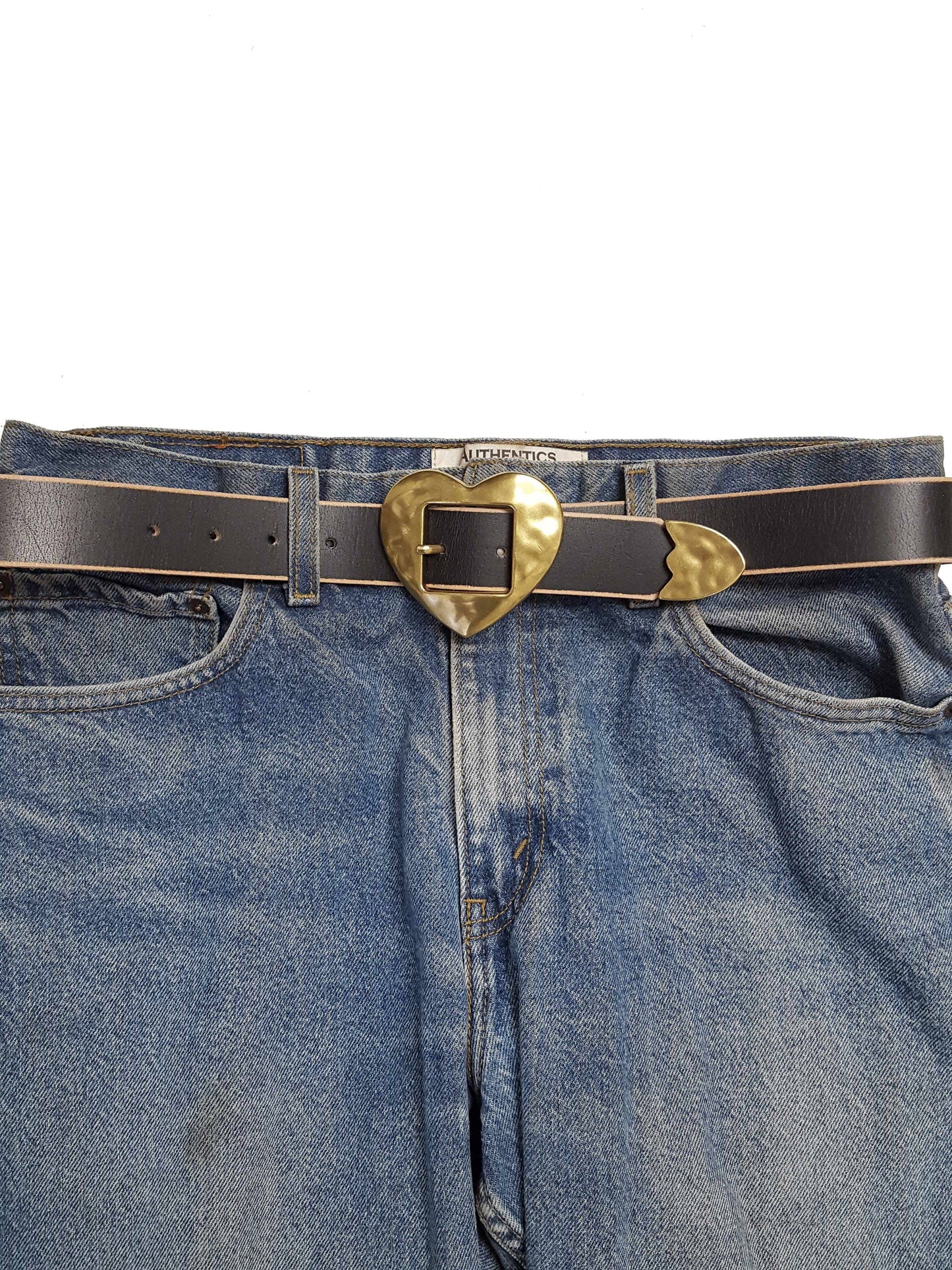 Vintage Love Heart Buckle Belt