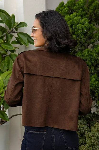 Piper Jacket Chocolate With Pocket