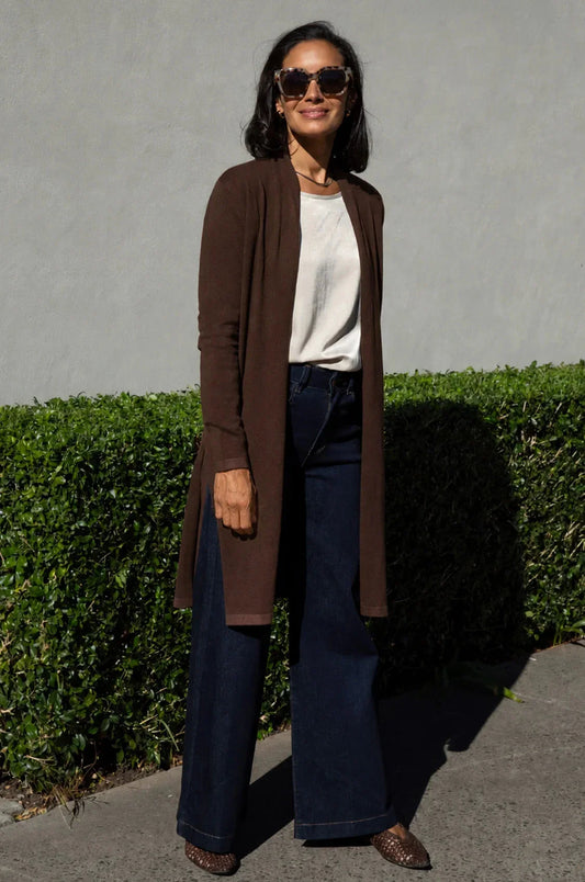 Georgia Cardigan Chocolate