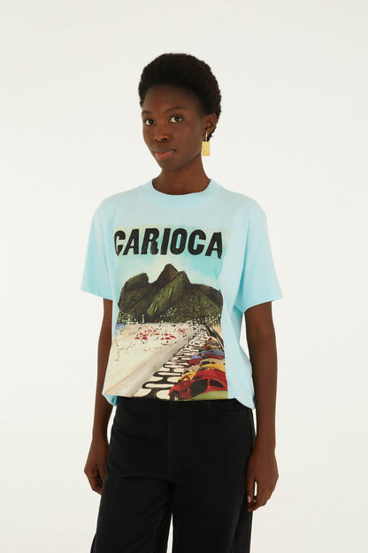 Dois Irmaos Landscape Carioca  Relaxed T-Shirt