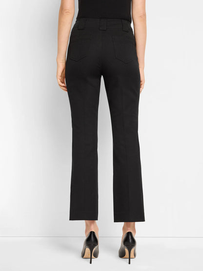 Plaza Demi Boot Cotton Bi-Stretch Ankle Pant