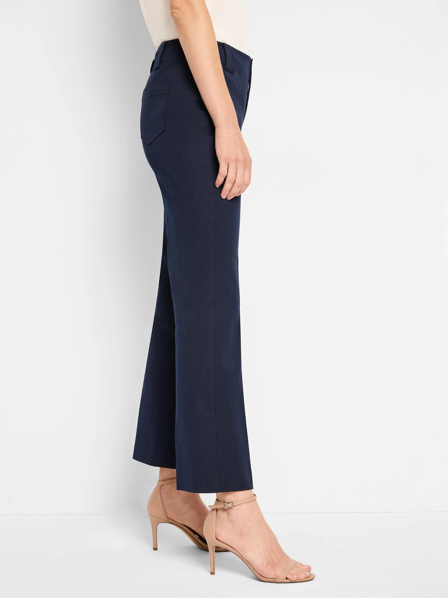 Plaza Demi Boot Cotton Bi-Stretch Ankle Pant