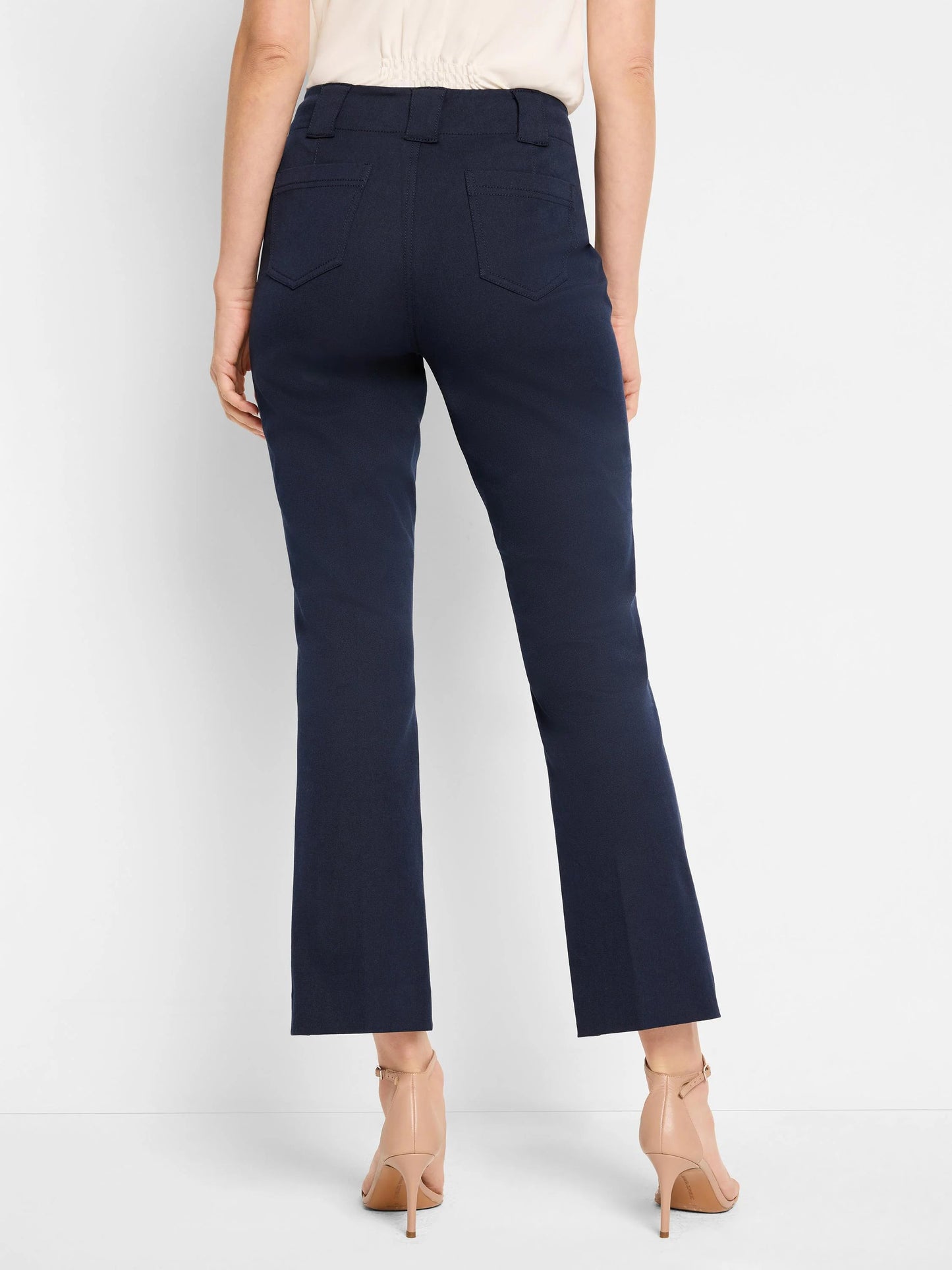 Plaza Demi Boot Cotton Bi-Stretch Ankle Pant