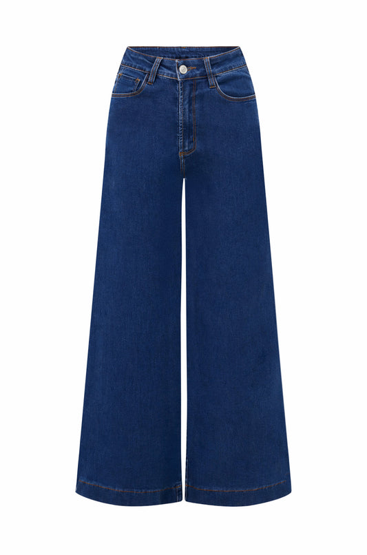 Alina Wide Leg Denim Jeans