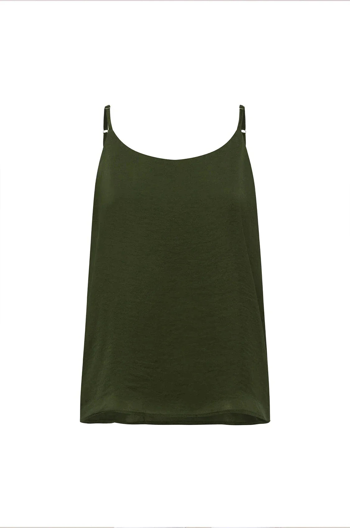 Ana Reversible Neckline Camisole Top Olive