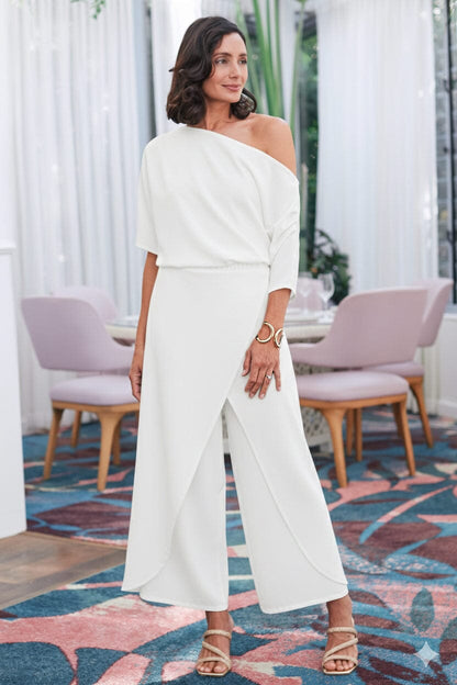 Claudette Off Shoulder Top White