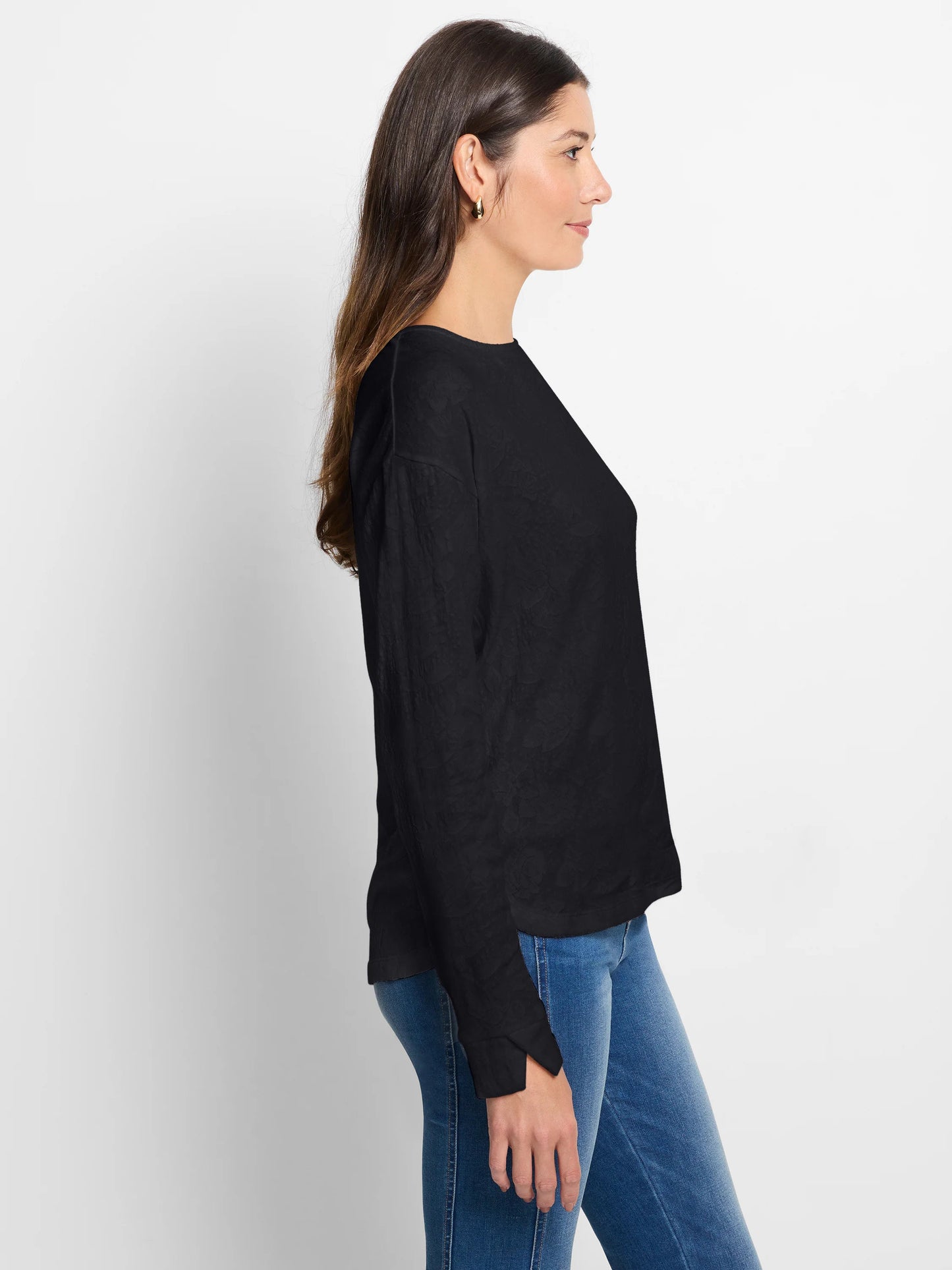 Easy Fit Lace Knit Tee