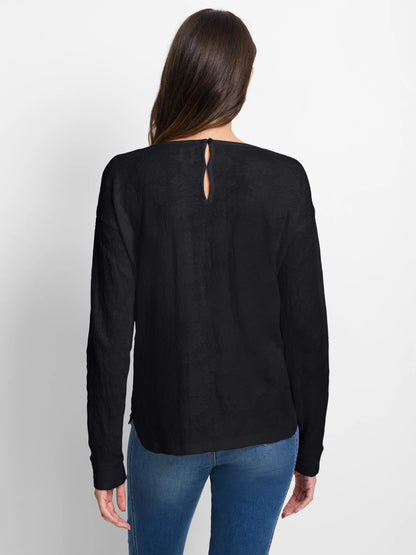 Easy Fit Lace Knit Tee