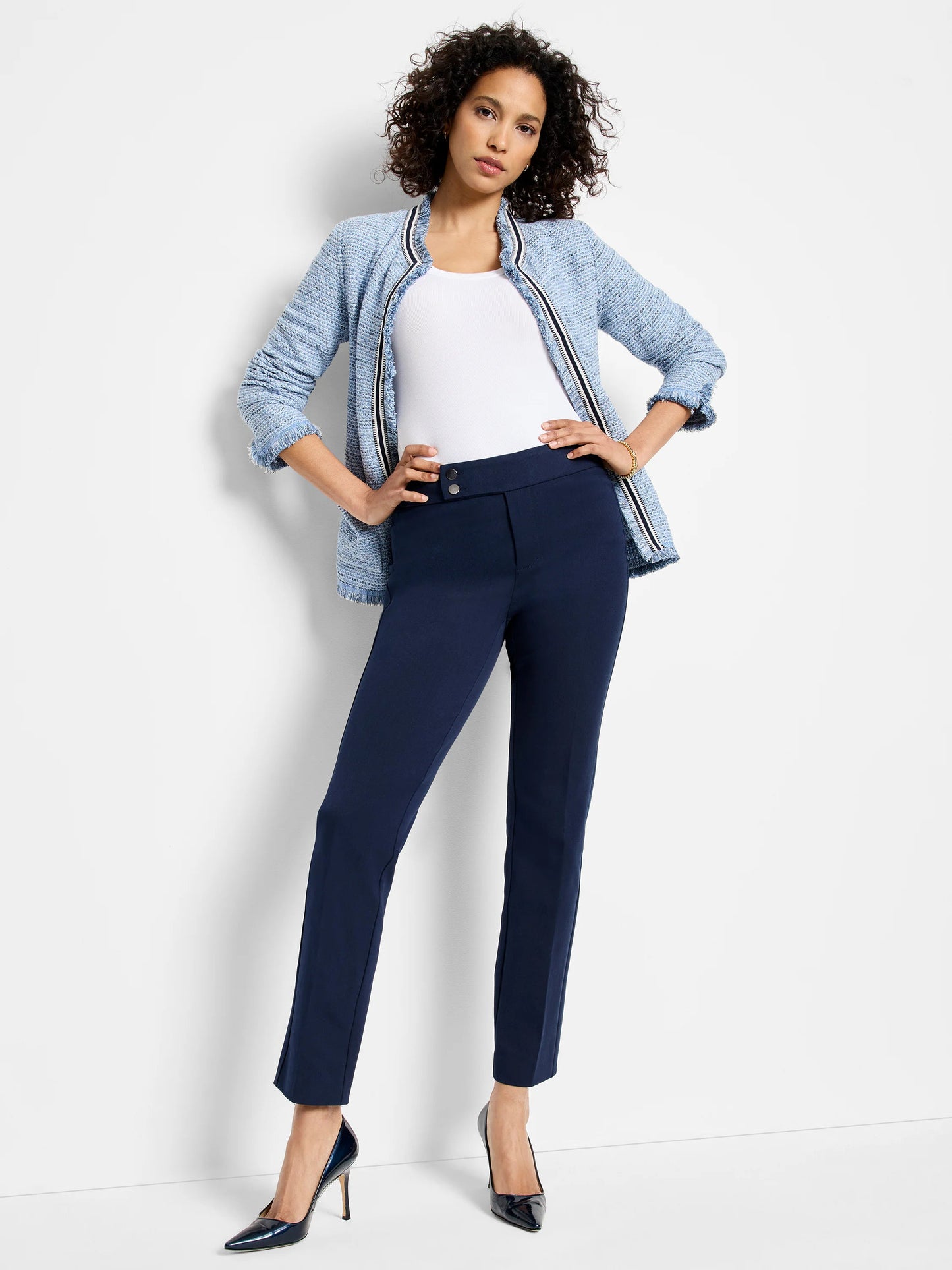 Copley Straight Bi-Stretch Ankle Pant
