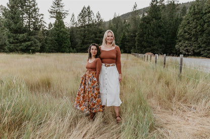 Camille Top in Sienna Brown