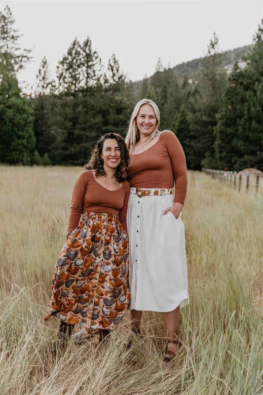 Camille Top in Sienna Brown