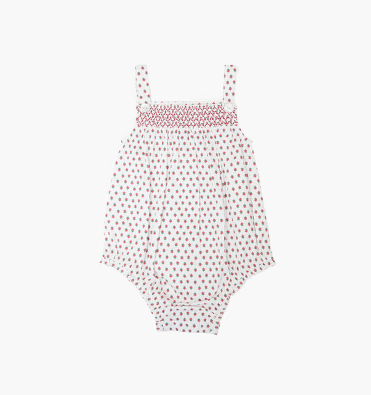 The Baby Arlo Bubble - White Poppy Half Drop