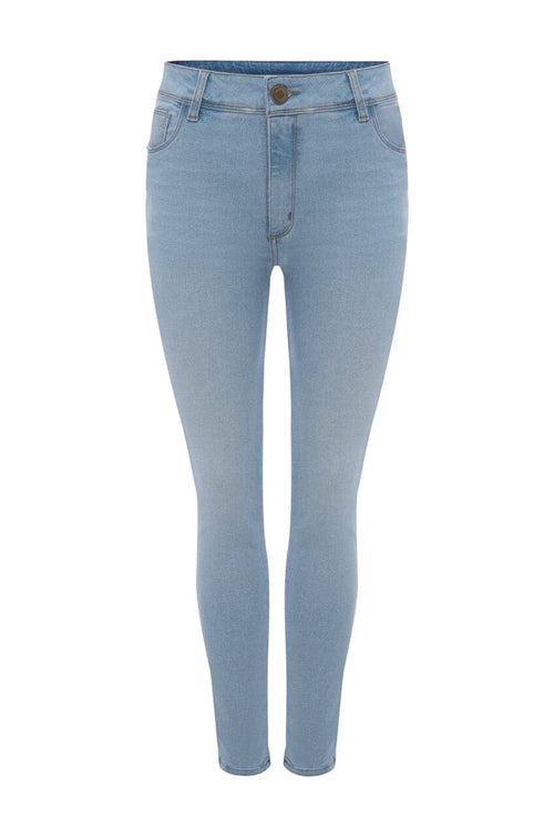 Haley Skinny Jeans Light Denim Blue High Rise