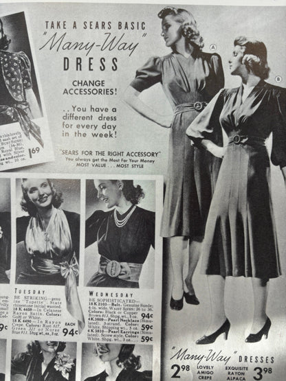 1940s Stanwyck Dress - Racing Green