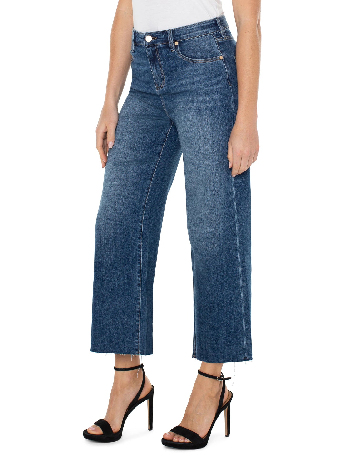 Liverpool The Stride Hr Wide Leg Jeans