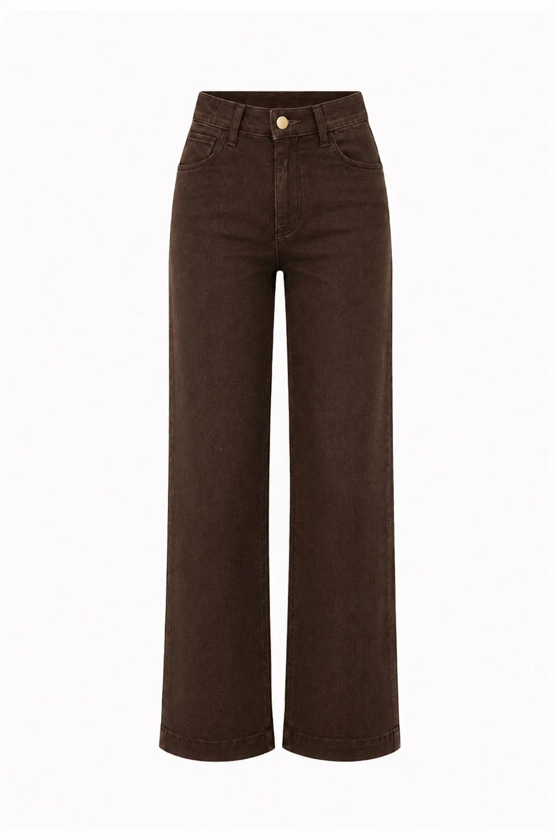 Lucy Straight Leg Jeans Chocolate