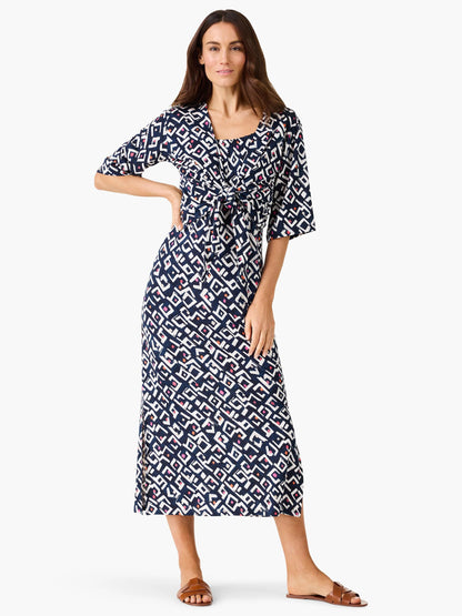 Indigo Angles Dress