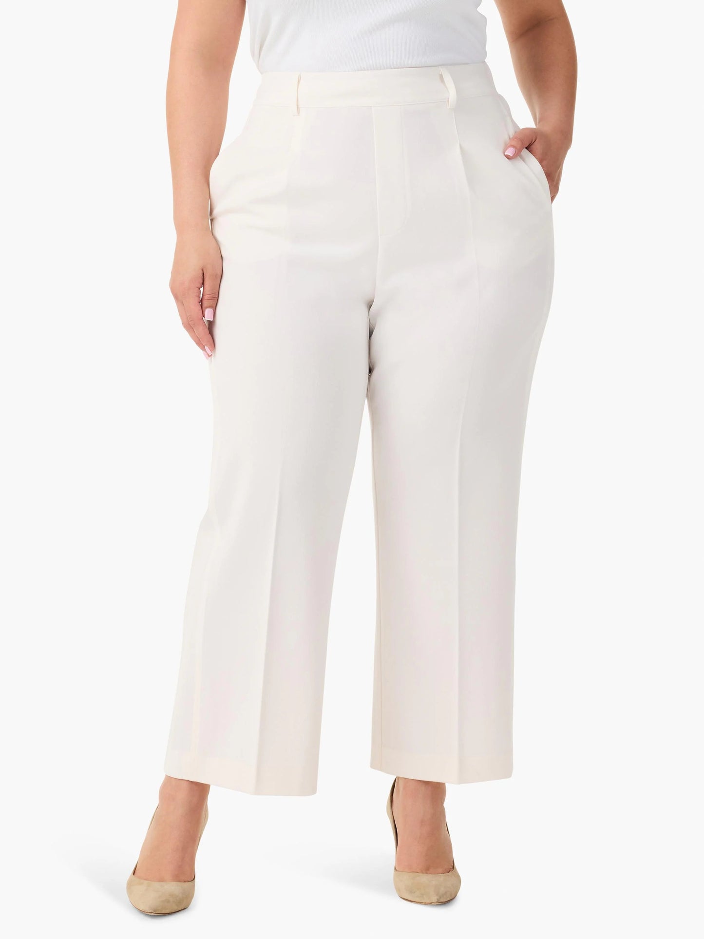 Avenue Summer Wide-Leg Crop Trouser
