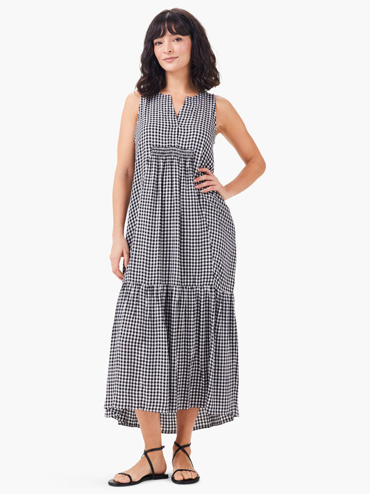 Drapey Gingham Dress