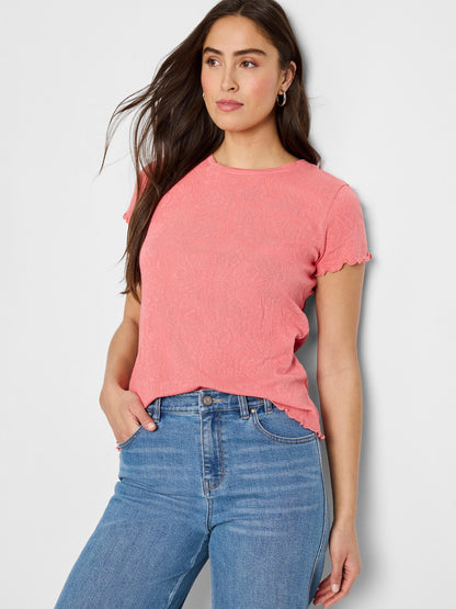 NZT Lace Knit T-Shirt