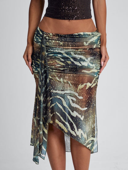 Roei Midi Skirt Mojave