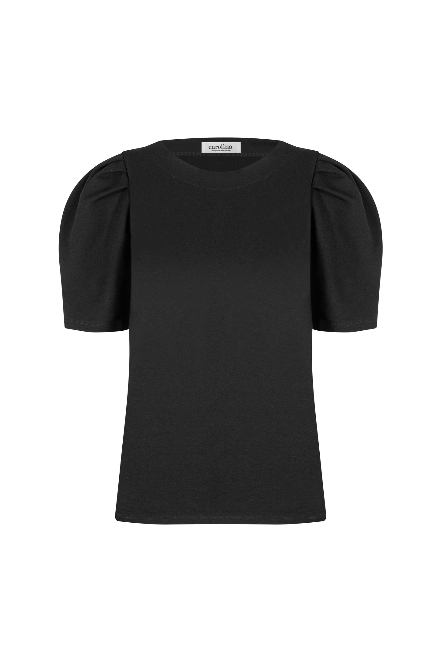 Hazel Short Sleeve Top Black