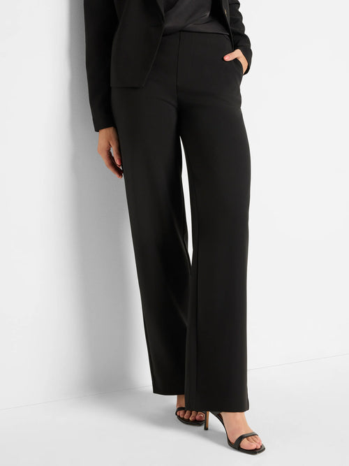 Stretch Knit Lenox Wide-Leg Pant