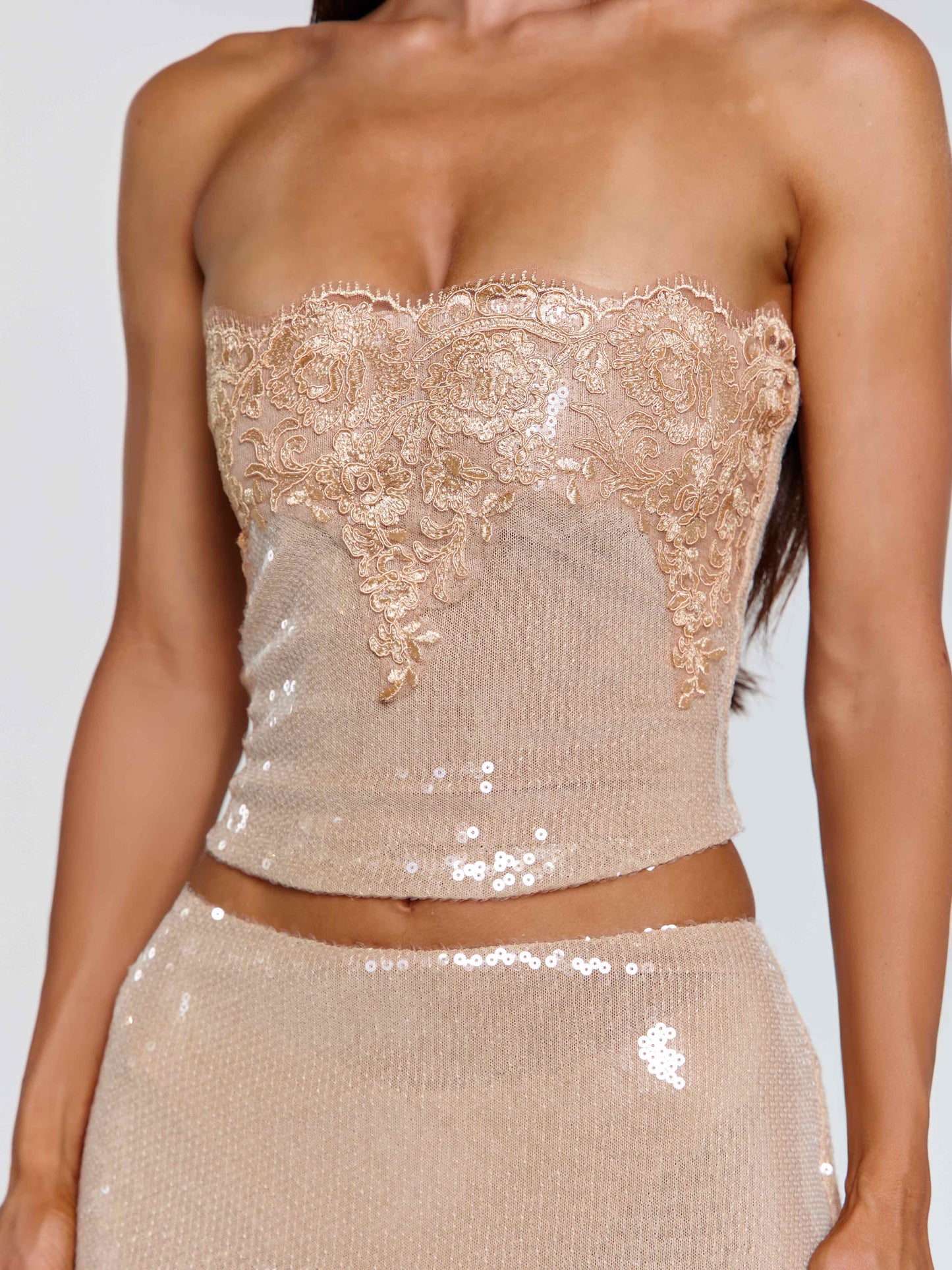 Saela Top Beige