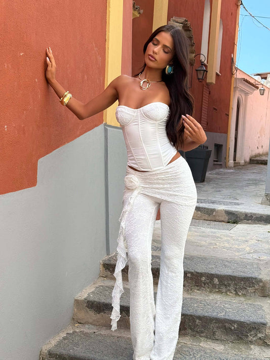 Summei Corset Top White