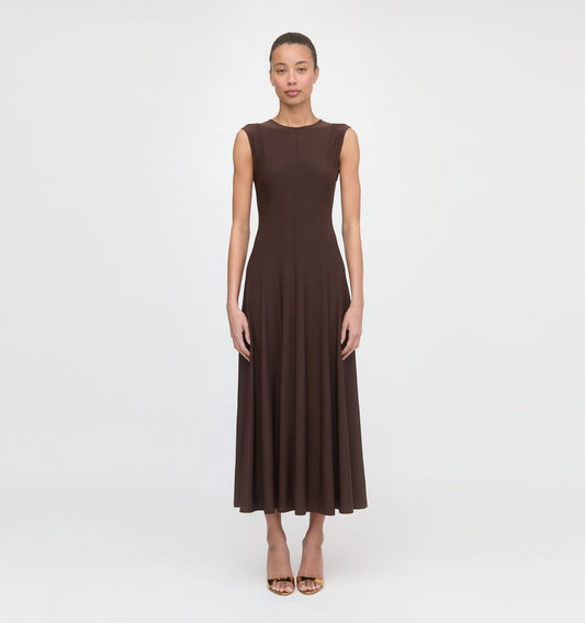 The Mila Dress - Chocolate Jersey