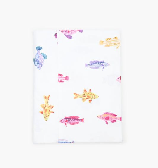 The Tablecloth - White Rainbow Fish