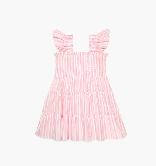 The Tiny Ellie Nap Dress - Pink Variegated Stripe