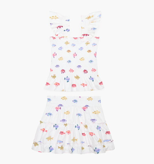 The Tiny Paz Nap Set - White Rainbow Fish