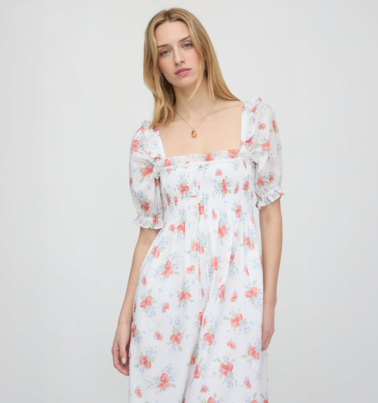 The Scarlett Nap Dress - Sunburst Blossoms