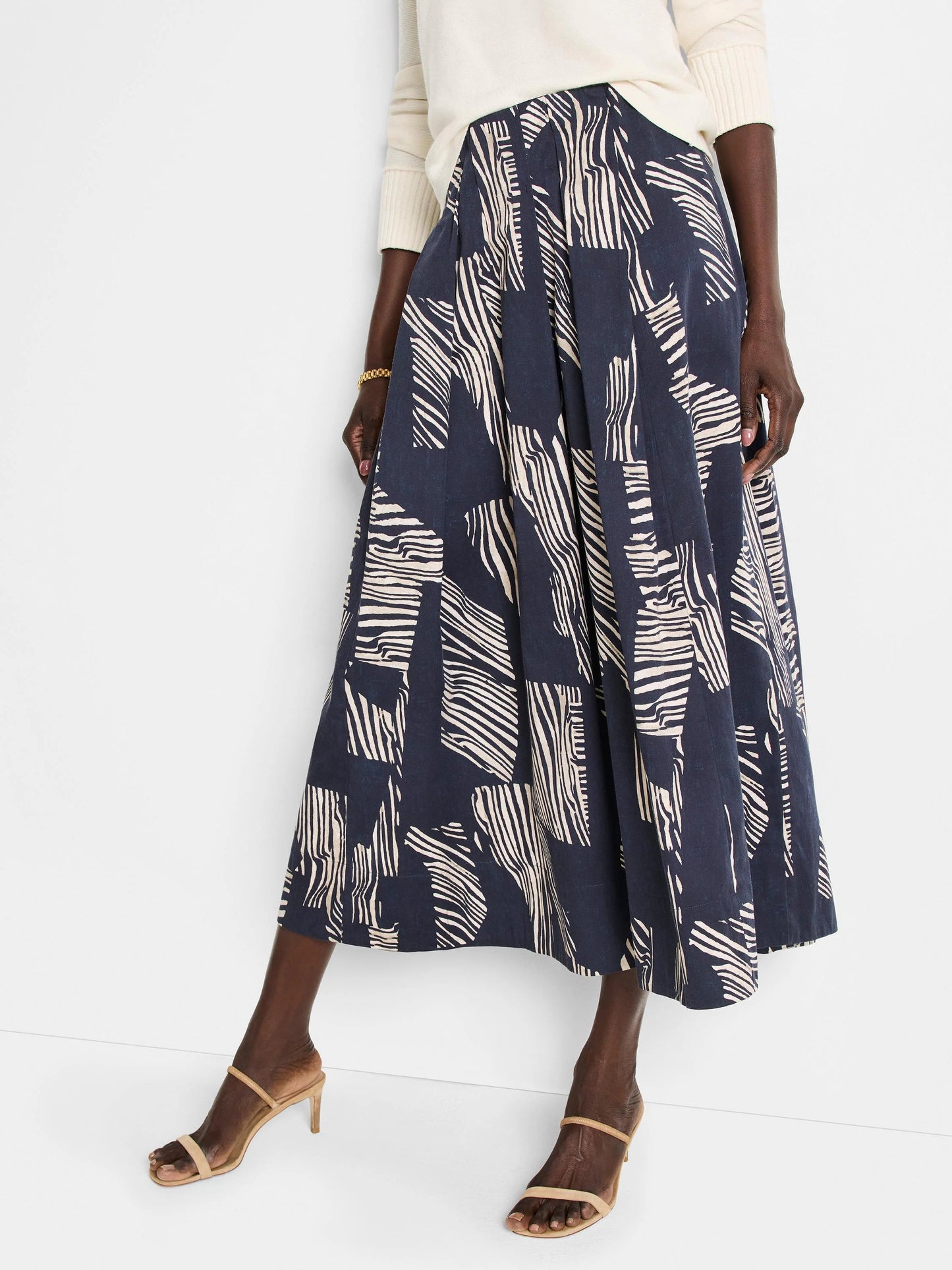 Zebra Stripe Skirt