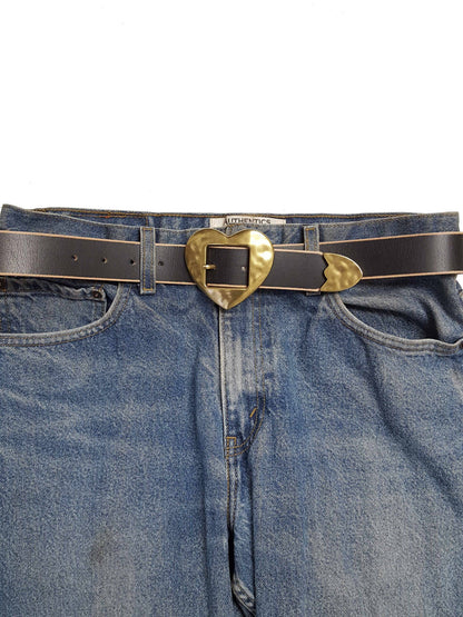 Vintage Love Heart Buckle Belt