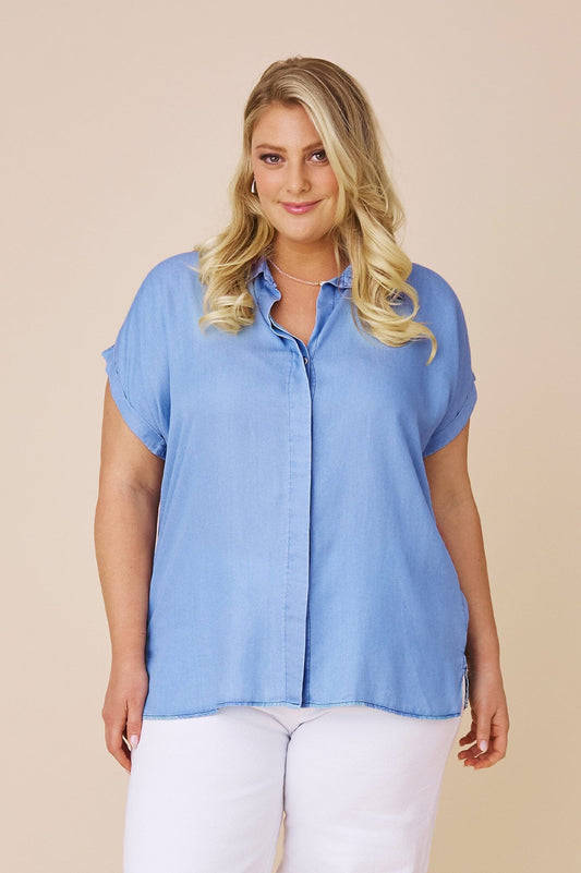 Josie Tencel Collared Shirt