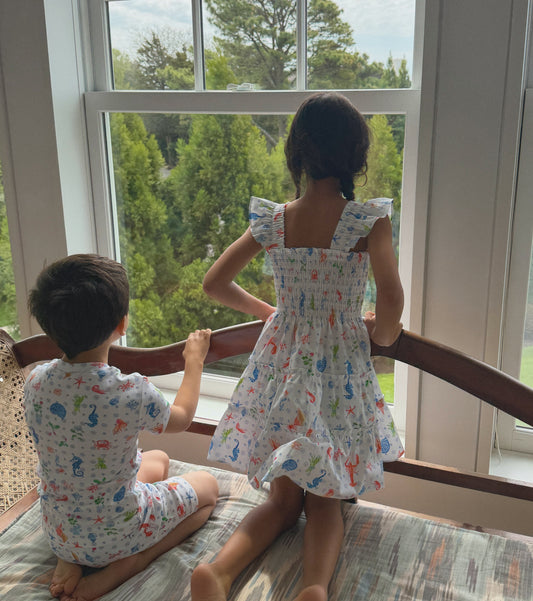 The Tiny Ellie Nap Dress - Nantucket Seas