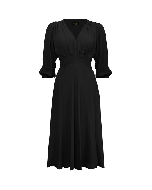 1930s Vera Dress - Black